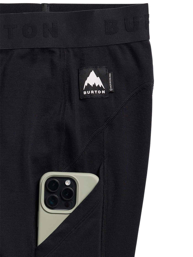 Burton Merino Blend Midweight Base Layer 2027 –  TRUE BLACK (A04)