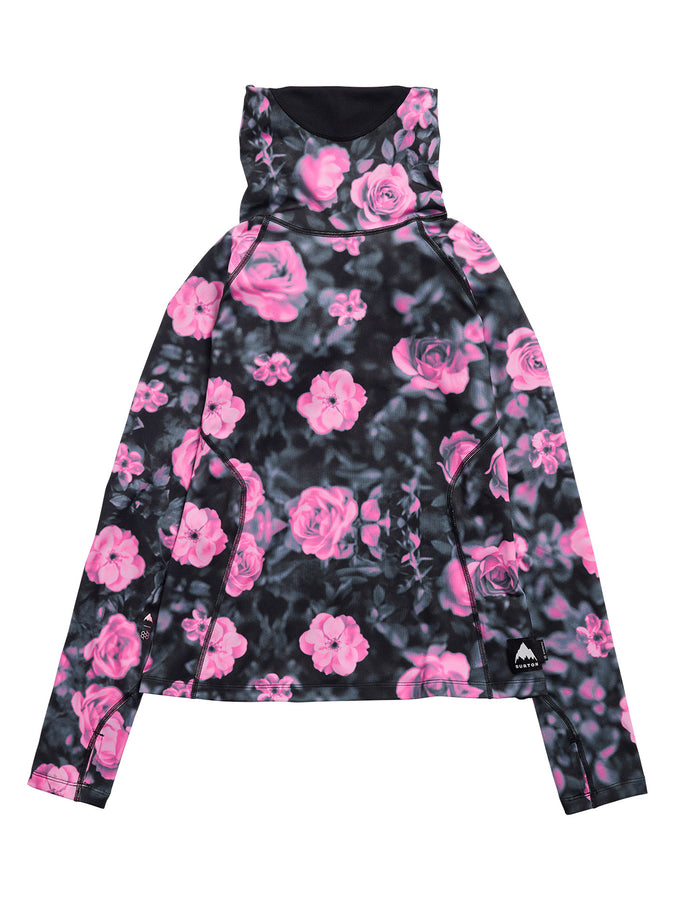 Burton Synthetic Midweight Long Neck Base Layer Winter 2027 | SHOCKWAVE FLORAL (EU2)