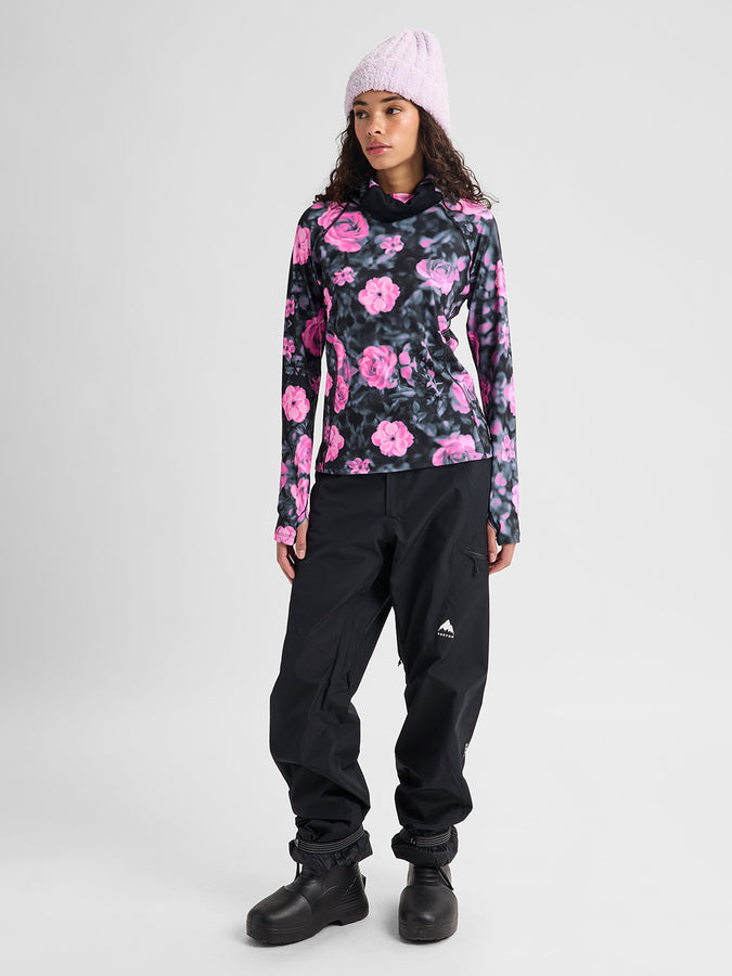 Burton Synthetic Midweight Long Neck Base Layer Winter 2027 | SHOCKWAVE FLORAL (EU2)