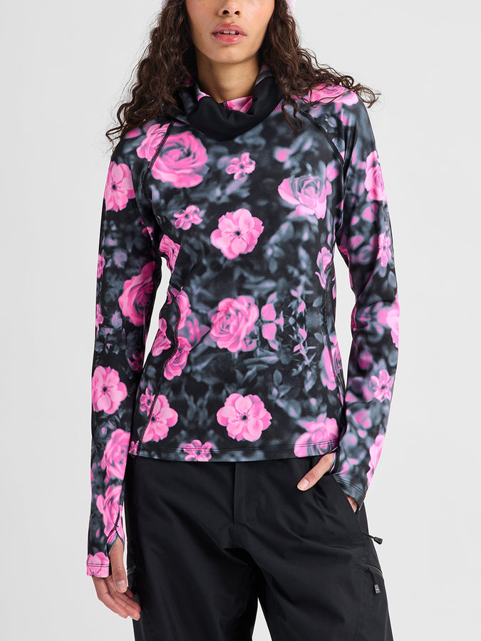 Burton Synthetic Midweight Long Neck Base Layer Winter 2027 | SHOCKWAVE FLORAL (EU2)