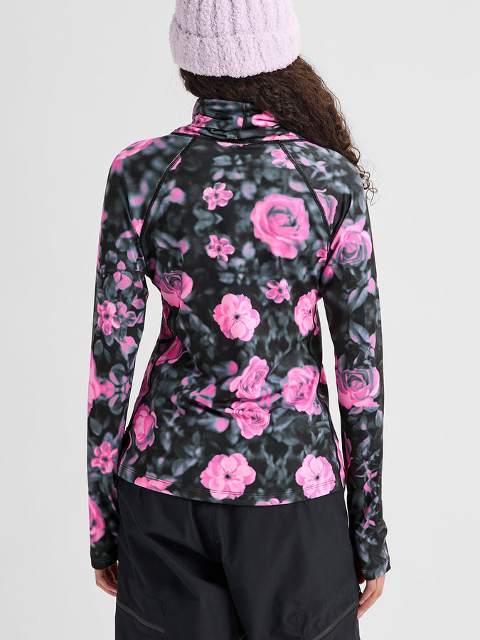 Burton Synthetic Midweight Long Neck Base Layer Winter 2027 | SHOCKWAVE FLORAL (EU2)