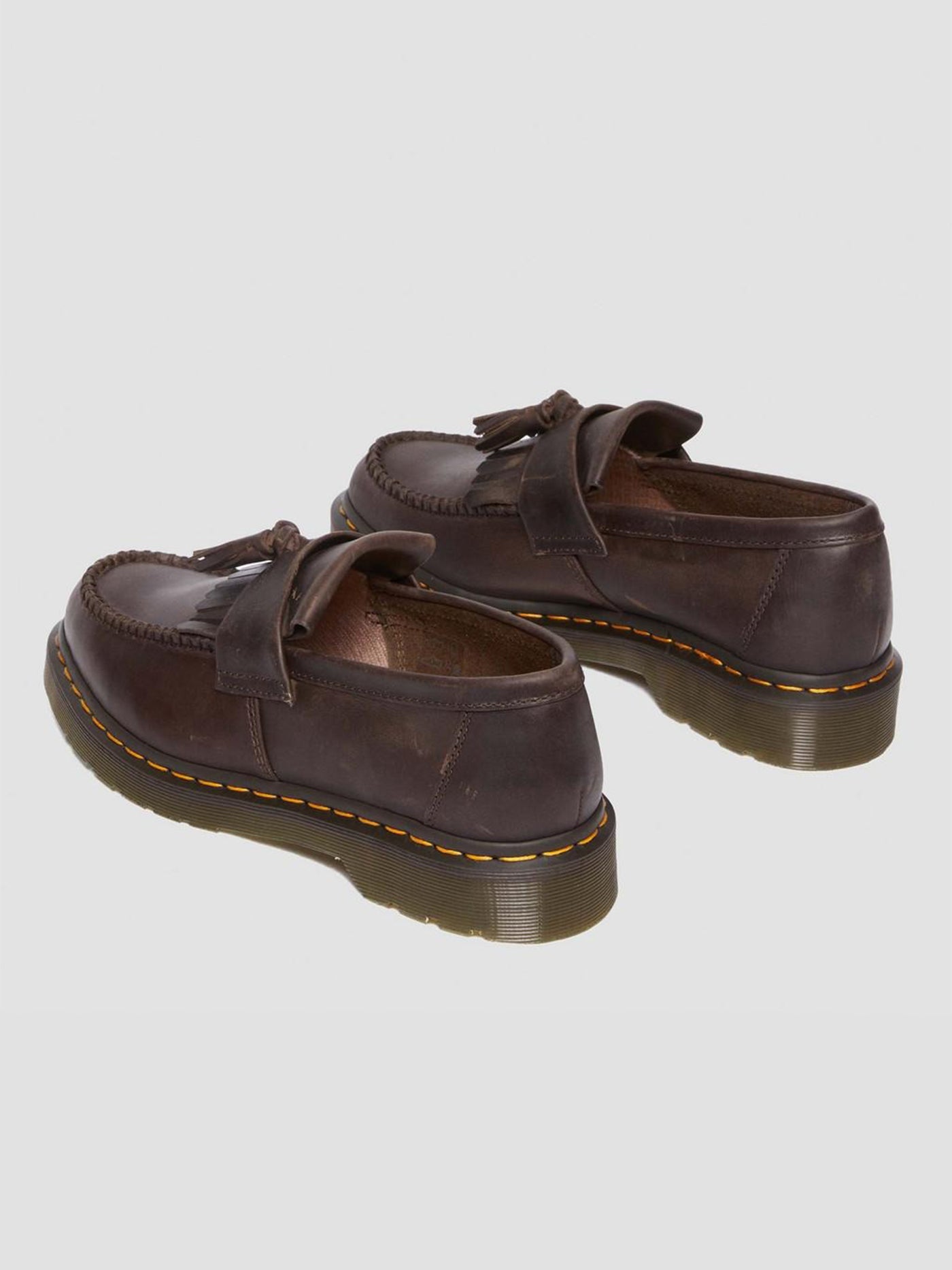 Dr. Martens Fall 2023 Adrian Crazy Horse Dark Brown Shoes | EMPIRE