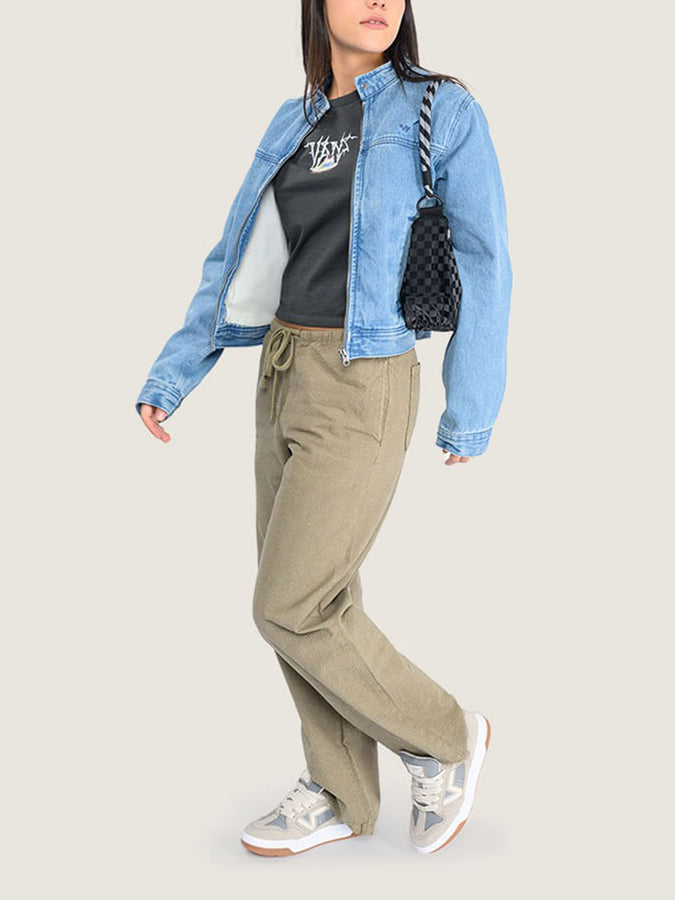 Vans Eunice Elastic Pants Spring 2026 | BAY LEAF (EMF)