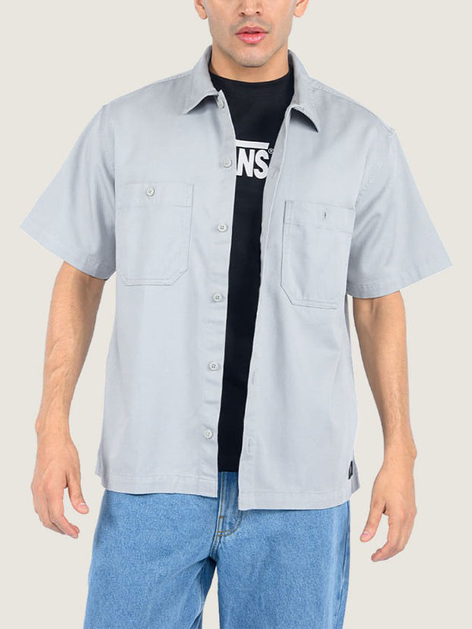 Vans Larkspur Solid Workwear S/S Buttondown Shirt Spring 2026 | DRIZZLE (KAQ)