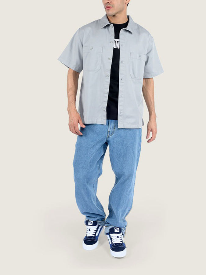 Vans Larkspur Solid Workwear S/S Buttondown Shirt Spring 2026 | DRIZZLE (KAQ)