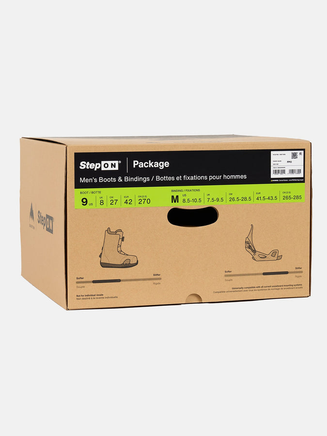 Burton Step On Snowboard Boot & Binding Package 2026 | BLACK (A02)