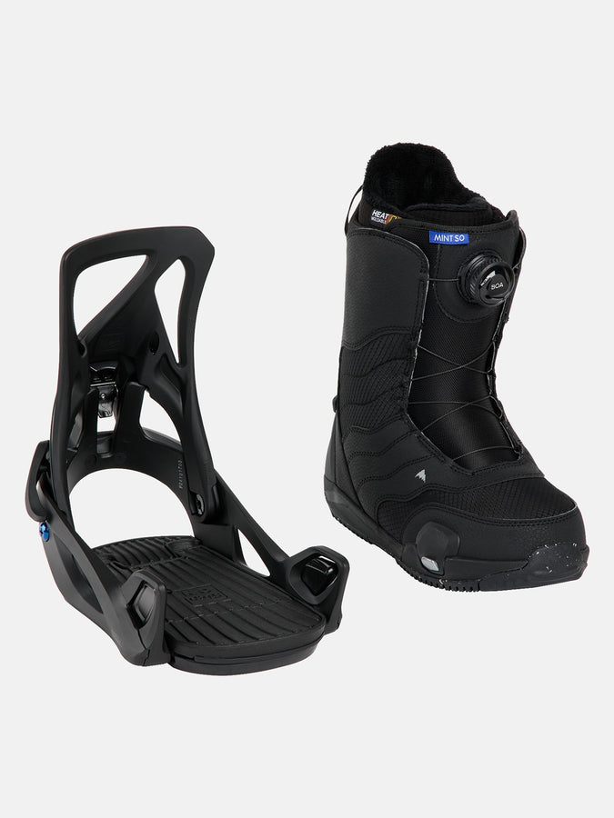 Burton Step On Snowboard Boots & Bindings Package (Women) 2026 | BLACK (A02)