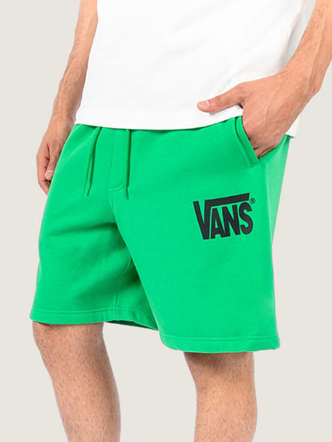Vans Stretch Logo Fleece Shorts Spring 2026 | VIVID VERDANT (FLX)