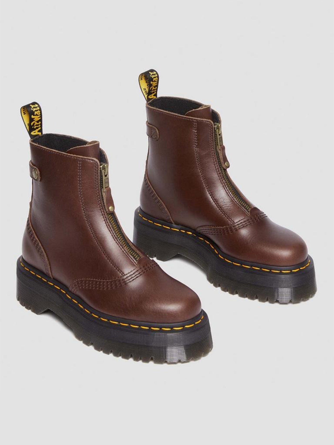 Dr. Martens Jetta Quad Brown Classic Boots Fall 2023