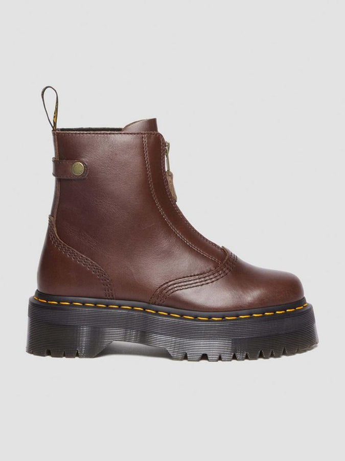 Dr. Martens Jetta Quad Brown Classic Boots Fall 2023 | BROWN CLASSIC