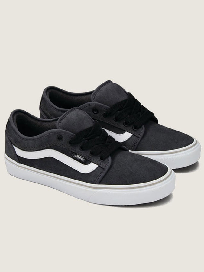 Vans Skate Chukka Low Sidedtripe Charcoal Shoes Summer 2026 | FAT LACE CHARCOAL (CIK)