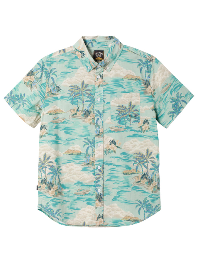 Dark Seas Arvin Short Sleeve Buttondown Shirt Summer 2026 | TURQUOISE