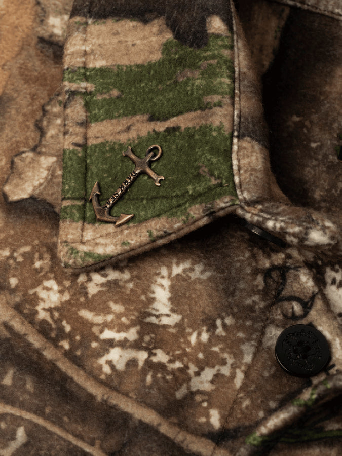 Dark Seas Zulu Long Sleeve Buttondown Shirt Fall 2025 | REALTREE