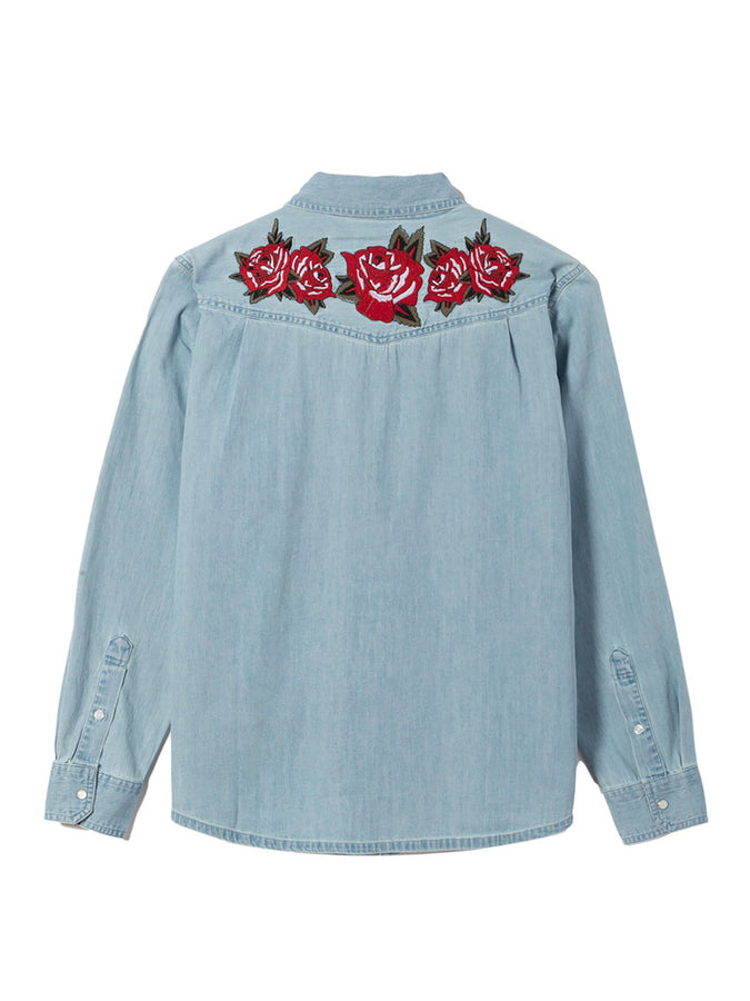 Dark Seas Alton Long Sleeve Buttondown Shirt Holiday 2024 | LIGHT INDIGO