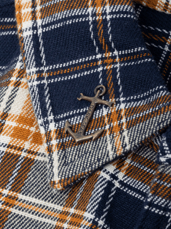 Dark Seas Cimmeron Long Sleeve Buttondown Shirt Fall 2025 | NAVY