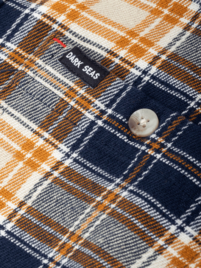 Dark Seas Cimmeron Long Sleeve Buttondown Shirt Fall 2025 | NAVY
