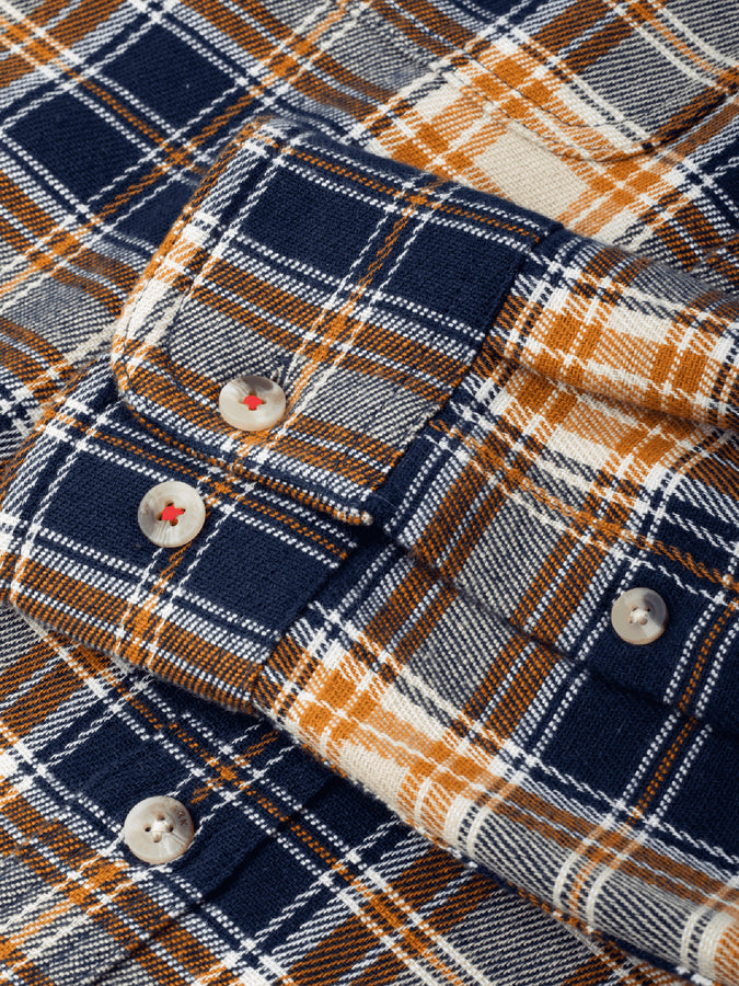 Dark Seas Cimmeron Long Sleeve Buttondown Shirt Fall 2025 | NAVY