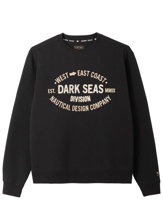 Dark Seas Waterloo Crewneck Sweatshirt Fall 2025 | BLACK