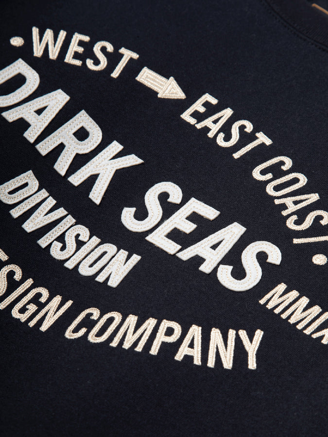 Dark Seas Waterloo Crewneck Sweatshirt Fall 2025 | BLACK