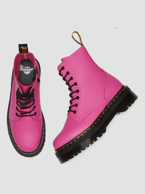 Pink doc store martens womens