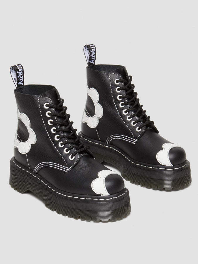 Dr.Martens Sinclair Pisa Black/White Boots Spring 2024 | BLACK/OPTICAL WHITE