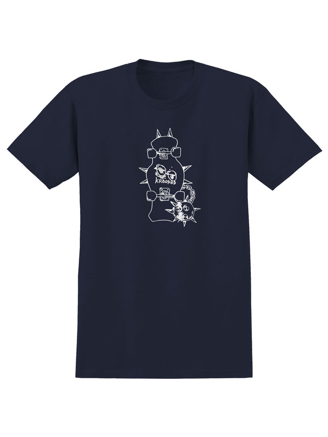 Krooked Mace T-Shirt Spring 2024 | NAVY