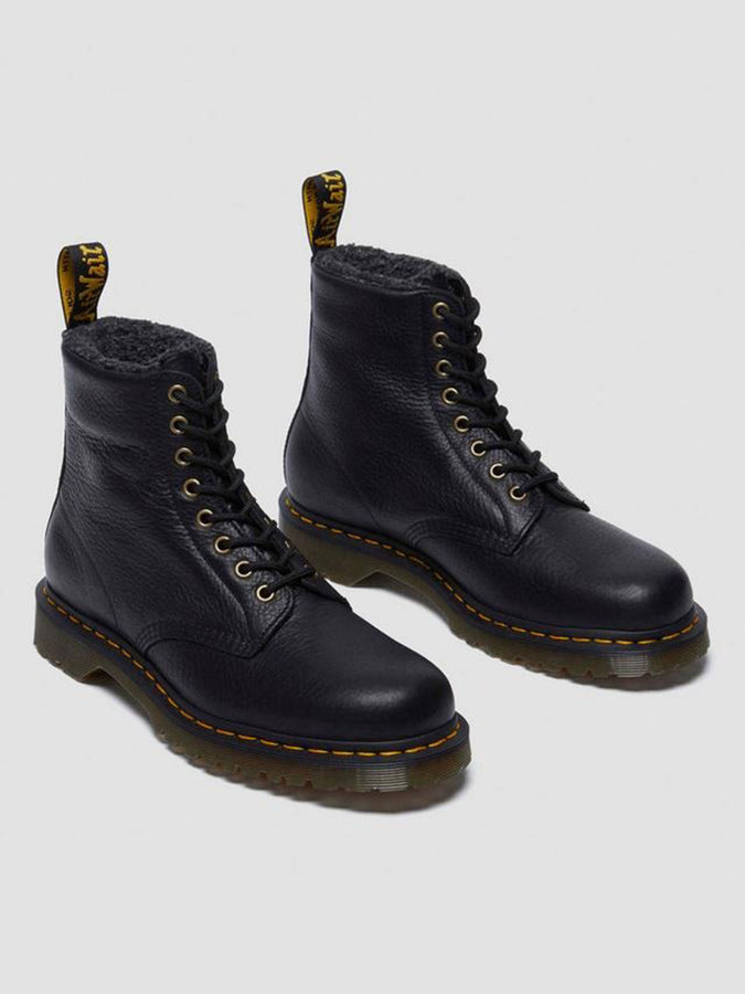 Dr.Martens 1460 Grizzly Black Boots | BLACK