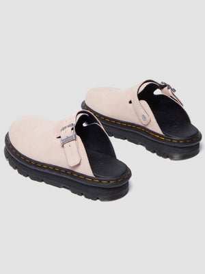 Dr.Martens Zebzag Suede Eh Mule Powder Pink Shoes Spring 2025
