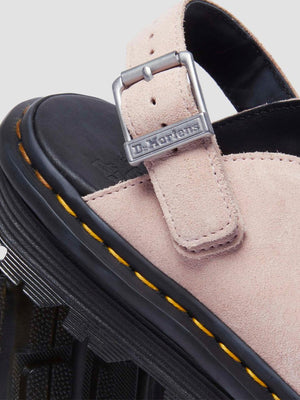 Dr.Martens Zebzag Suede Eh Mule Powder Pink Shoes Spring 2025