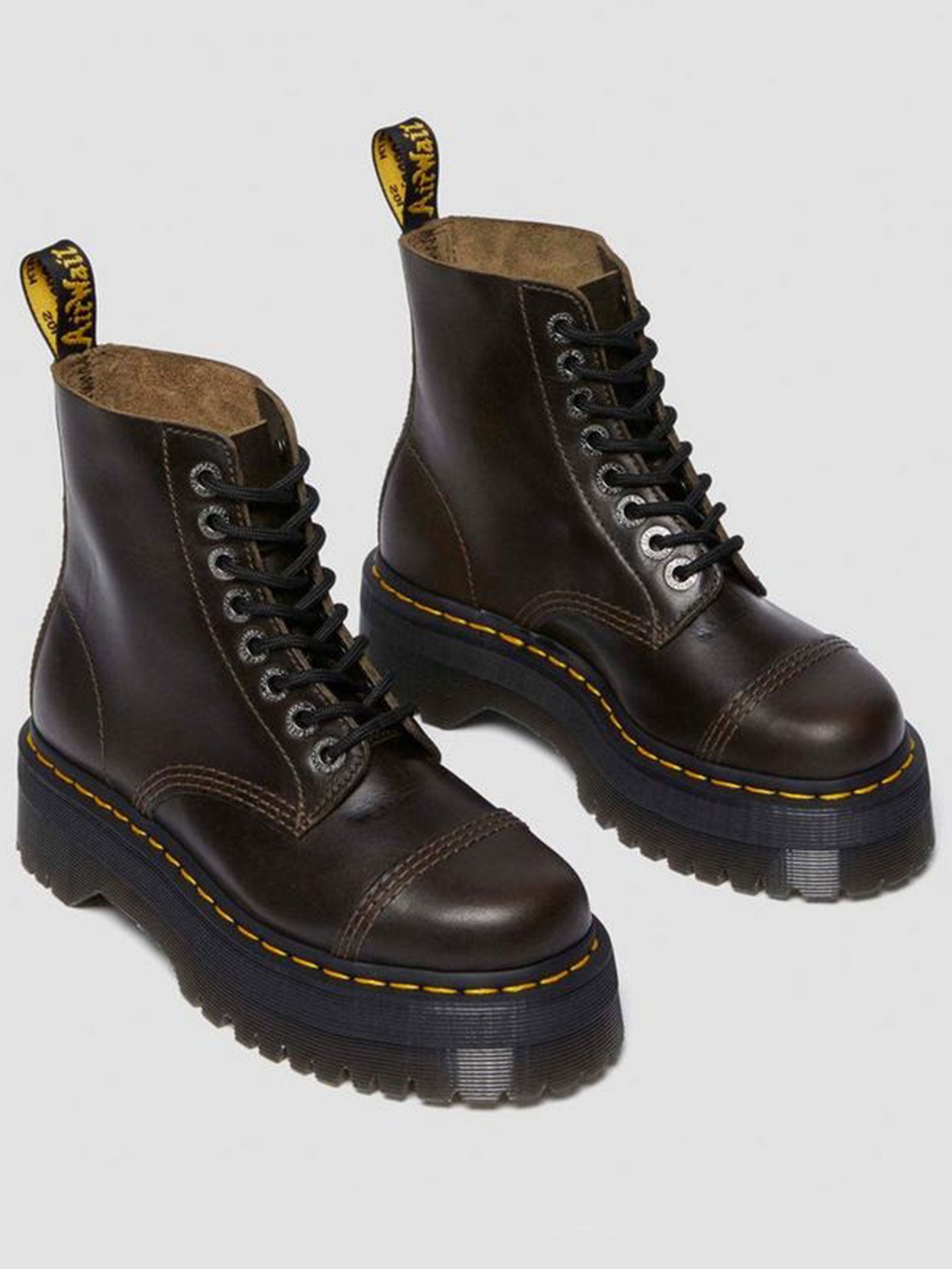 Dark fashion taupe dr martens