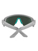 Spy Monolith Speed Matte Silver/Green Pink Mirror Sunglasses