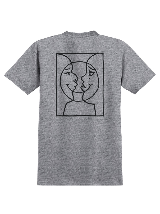 Krooked Moonsmile Raw T-Shirt Spring 2024 | SPORT GREY