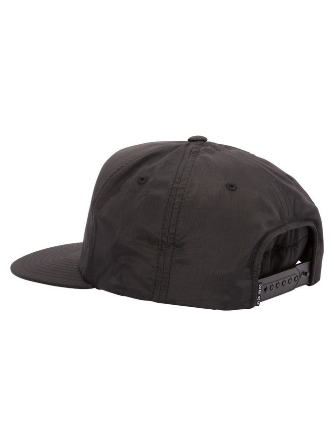 Dark Seas Tridents Nylon Snapback Hat | BLACK