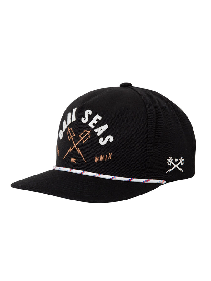 Dark Seas Spinner Snapback Hat | BLACK