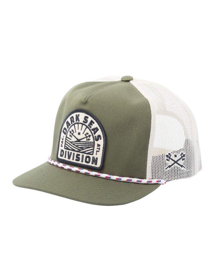 Dark Seas Enfield Trucker Hat | GREEN/WHITE
