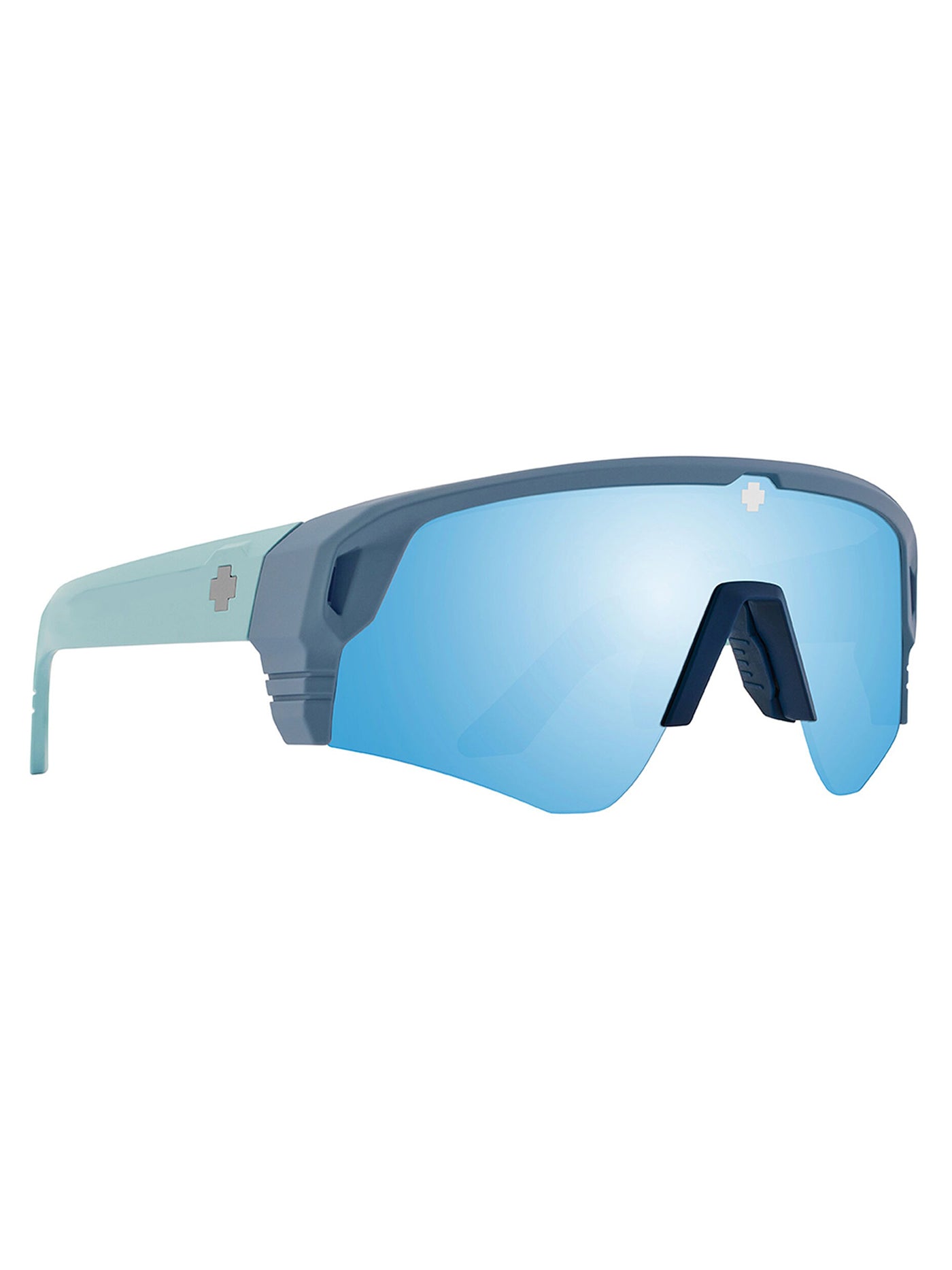 Spy Monolith Speed Matte Blue/Ice Blue Mirror Sunglasses