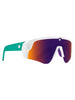 Spy Monolith Speed Matte White Teal/Green Purple Sunglasses