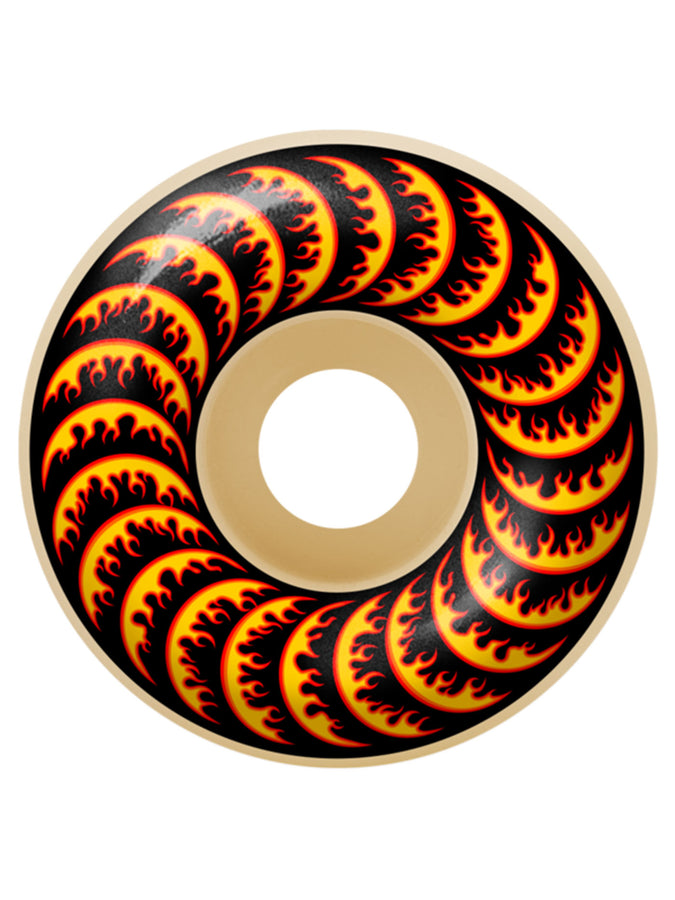 Spitfire x Thrasher F4 Flame Classic Skateboard Wheels | NATURAL