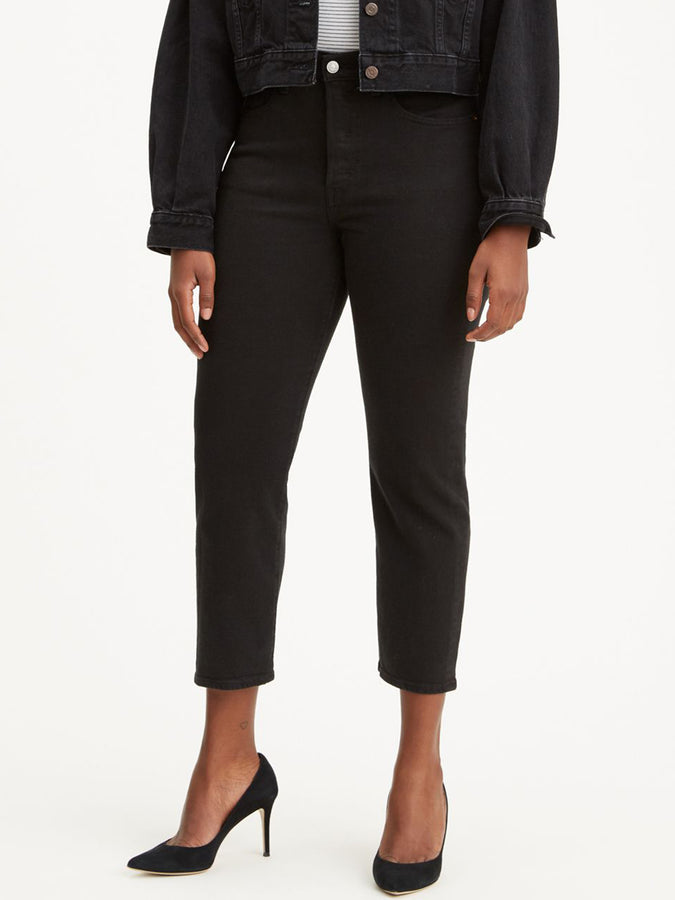 Levis Wedgie Women Straight Black Sprout Jeans Spring 2024 | BLACK SPROUT (0023)