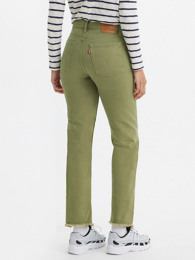 Levis Wedgie Straight Steeped Lichen Green Jeans Spring 2024 | STEEPED LICHEN GRN (0212)