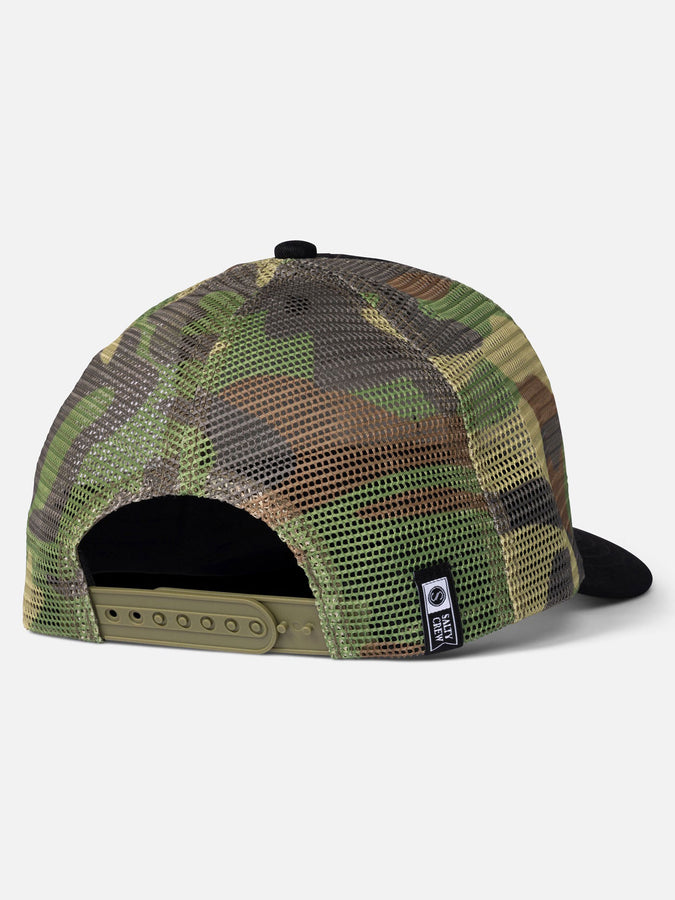 Salty Crew Pinnacle Retro Trucker Hat | BLACK CAMO
