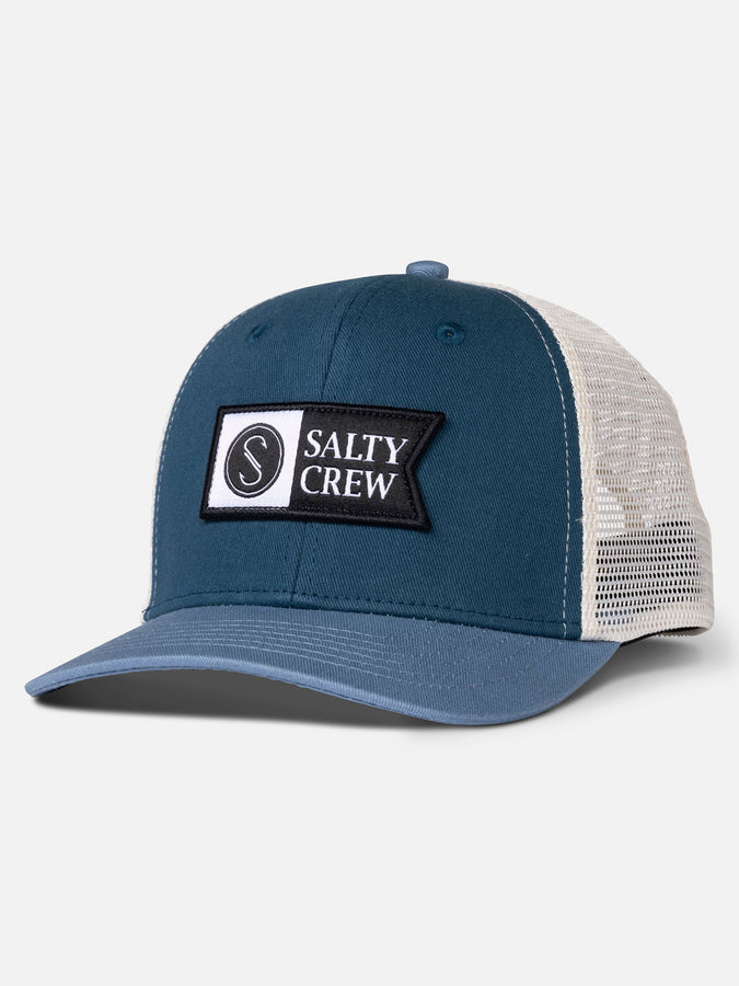 Salty Crew Pinnacle Retro Trucker Hat | NAVY SLATE