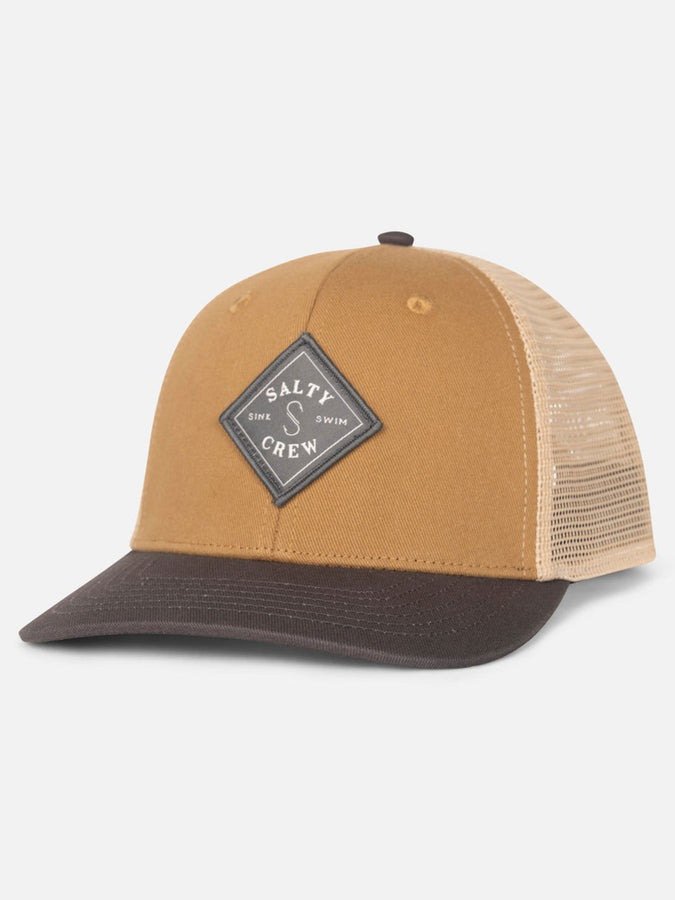 Salty Crew Sealine Retro Trucker Hat | BONE BROWN/IRON