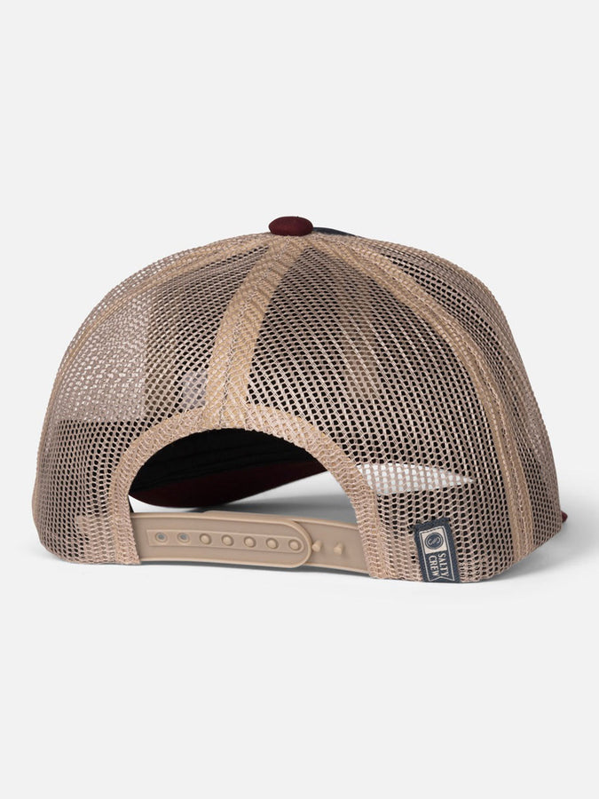 Salty Crew Surface Retro Trucker Hat |  NAVY/RED