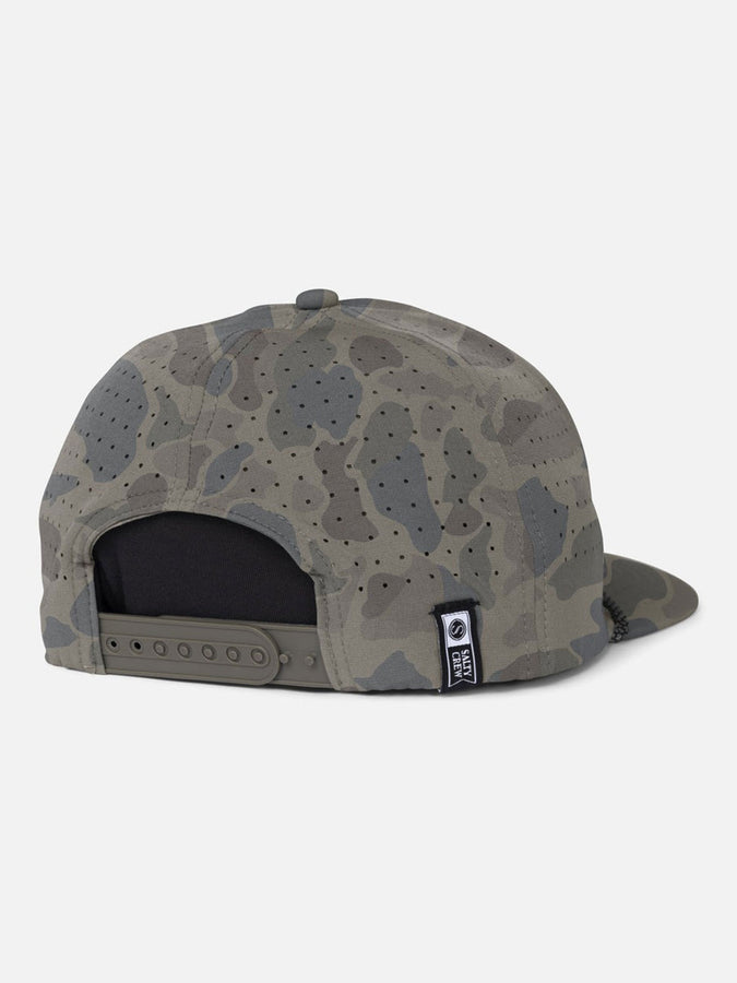 Salty Crew Long Range Snapback Hat Summer 2026 | SAND CAMO