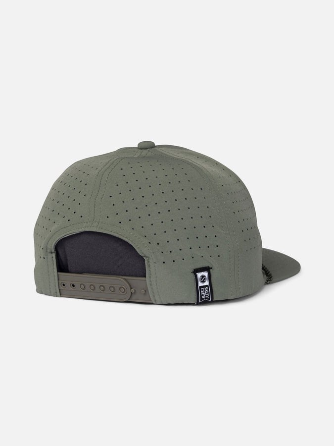 Salty Crew Long Range Snapback Hat Summer 2026 | WASHED GREEN