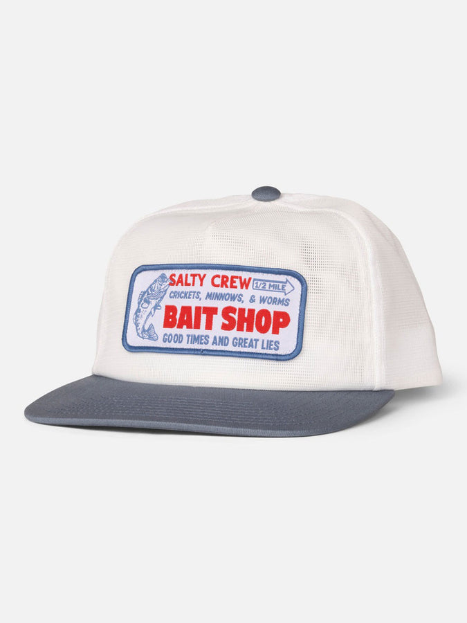 Salty Crew Bait Shop Trucker Hat | OFF WHITE