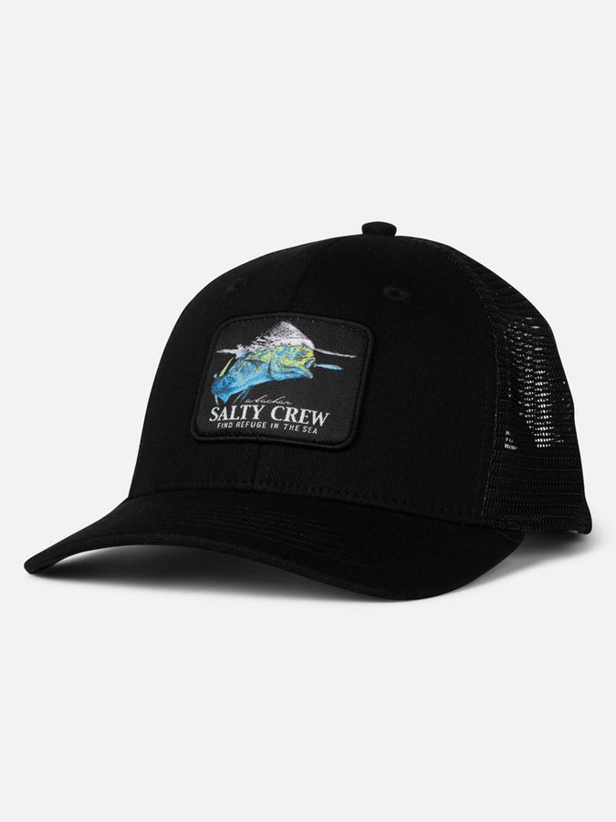 Salty Crew Mahi Surface Trucker Hat | BLACK