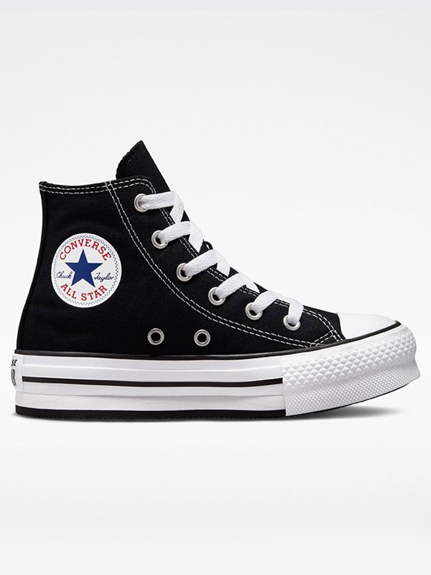 Chuck taylor all star canvas platform high top best sale