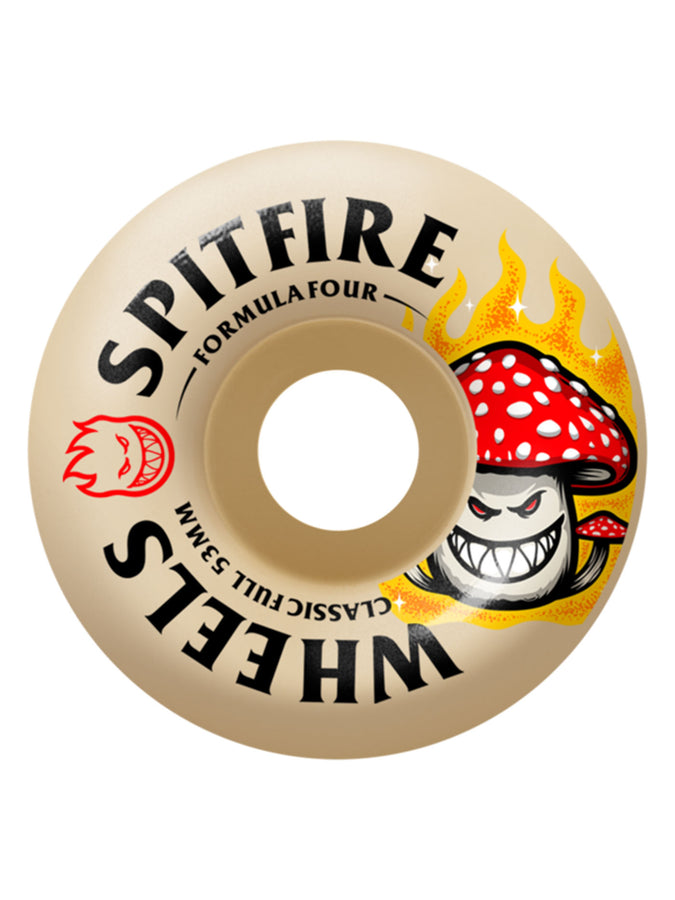 Spitfire F4 Shroom Bighead Classic Full 53mm Skate Wheels | NATURAL
